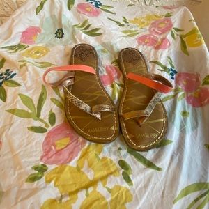 Sam & Libby 3 Strap Sandal w/ toe loop